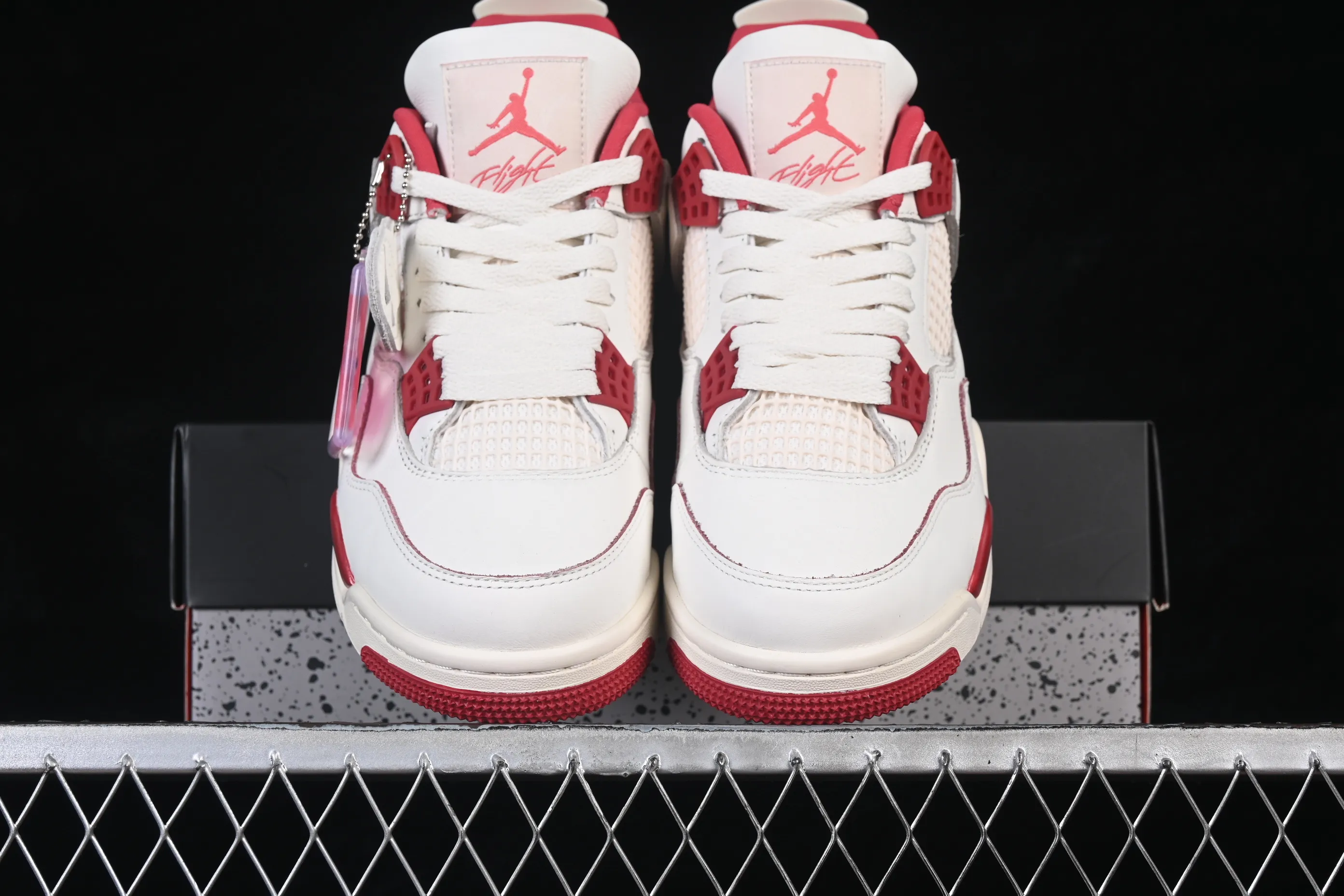 All categories Air Jordan Jordan series basketball shoes Air Jordan 4 TG version Air Jordan 4 Retro "Valentine's Day" AJ4 Joe 4 Red Valentine's Day HV0823-108